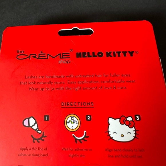 Crème shop x Hello Kitty wispy lashes three individual sets - Picture 5 of 5